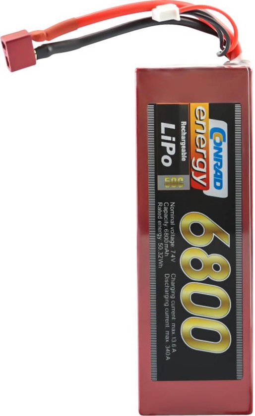 Reely LiPo Accupack 7.4V 500 MAh – 2 Cellen, 25C Softcase, Ideaal Voor Hobby En Modelbouw