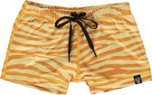 Beach & Bandits - UV-zwemshort voor kinderen - Golden Tiger - Goudoranje - maat 104-110cm