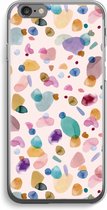 Case Company® - iPhone 6 / 6S hoesje - Terrazzo Memphis - Soft Cover Telefoonhoesje - Bescherming aan alle Kanten en Schermrand