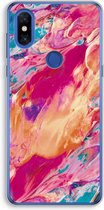 Case Company® - Xiaomi Mi Mix 3 hoesje - Pastel Echoes - Soft Cover Telefoonhoesje - Bescherming aan alle Kanten en Schermrand