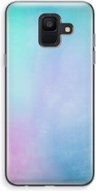 Case Company® - Samsung Galaxy A6 (2018) hoesje - Mist pastel - Soft Cover Telefoonhoesje - Bescherming aan alle Kanten en Schermrand