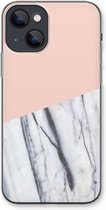 Case Company® - iPhone 13 hoesje - A touch of peach - Soft Cover Telefoonhoesje - Bescherming aan alle Kanten en Schermrand