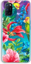 Case Company® - Oppo A52 hoesje - Papegaaien - Soft Cover Telefoonhoesje - Bescherming aan alle Kanten en Schermrand