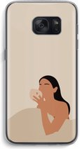 Case Company® - Samsung Galaxy S7 hoesje - Fresh coffee - Soft Cover Telefoonhoesje - Bescherming aan alle Kanten en Schermrand