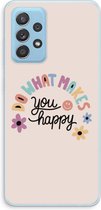 Case Company® - Samsung Galaxy A73 hoesje - Happy days - Soft Cover Telefoonhoesje - Bescherming aan alle Kanten en Schermrand