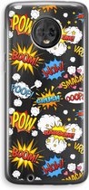 Case Company® - Motorola Moto G6 hoesje - Pow Smack - Soft Cover Telefoonhoesje - Bescherming aan alle Kanten en Schermrand
