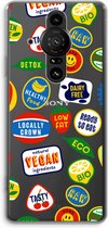 Case Company® - Sony Xperia Pro-I hoesje - Fruitsticker - Soft Cover Telefoonhoesje - Bescherming aan alle Kanten en Schermrand