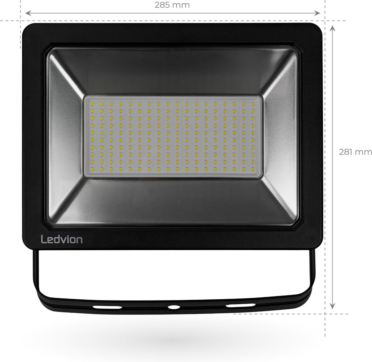 Ledvion Breedstraler Osram, 150W, 18000 Lumen, 6500K, Quick Connector, 5 Jaar garantie, LED, Buitenlamp, Binnen Lamp