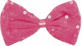 vlinderstrik Spangles heren 12 cm roze