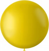 ballon Tuscan Yellow 78 cm latex okergeel