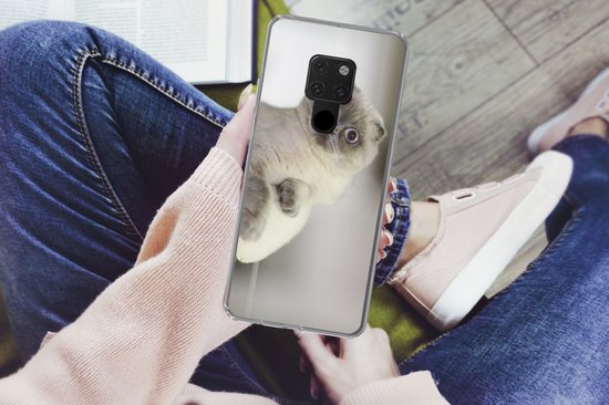 Coque Huawei P40 Lite - Chat - Animal - Salon - Coque de téléphone en Siliconen