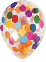 confetti-ballonnen 28 cm latex 2 stuks