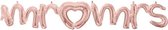 ballon mr & mrs 149 cm folie rosÃ© goud