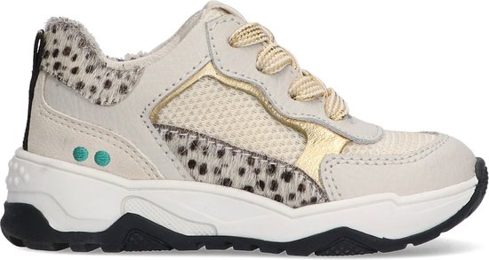 Bunnies JR 222372 503 Meisjes Lage Sneakers Beige Goud Wit