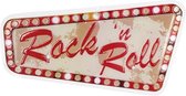 muurdecoratie rock n roll 60x33cm