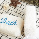 2 Badspons Blauw - Bathspons -  Scrub - Massage - 100% duurzaam - Eco - Douche spons - Spons