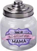 voorraadpot 800 ml Mama glas transparant