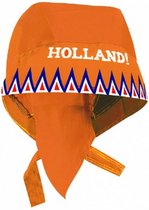 bandana Holland polyester oranje one-size