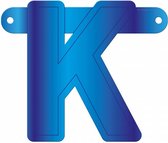 letterslinger K 12,5 x 11 cm karton blauw