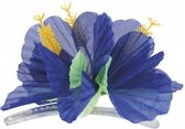 haaraccessoire hibiscus blauw