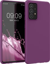 kwmobile telefoonhoesje voor Samsung Galaxy A52 / A52 5G / A52s 5G - Hoesje voor smartphone - Back cover in magenta-lila