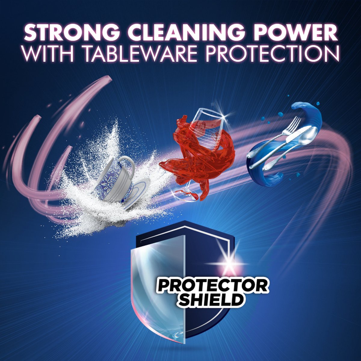 Finish Quantum Ultimate Infinity Shine vaatwastabletten 80 Stuks