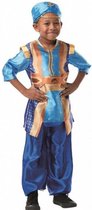 verkleedkleding Live Action Alladin jongens blauw mt L