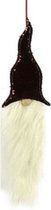kersthanger Anakin S 60 x 12 cm textiel zwart/wit