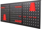 LOODS 21 Gereedschapswand Inclusief Houders - Gereedschapsbord - Gereedschapshouder - Incl. 17x Gereedschapshouders - 120x60x2 cm