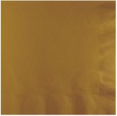 servetten glitter 41 x 41 cm papier goud 25 stuks