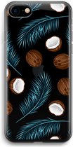 Case Company® - iPhone SE 2020 hoesje - Kokosnoot - Soft Cover Telefoonhoesje - Bescherming aan alle Kanten en Schermrand