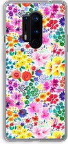 Case Company® - OnePlus 8 Pro hoesje - Little Flowers - Soft Cover Telefoonhoesje - Bescherming aan alle Kanten en Schermrand