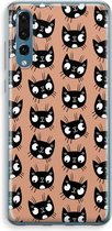 Case Company® - Huawei P20 Pro hoesje - Kat - Soft Cover Telefoonhoesje - Bescherming aan alle Kanten en Schermrand