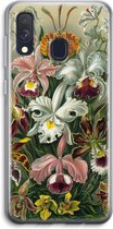 Case Company® - Samsung Galaxy A40 hoesje - Haeckel Orchidae - Soft Cover Telefoonhoesje - Bescherming aan alle Kanten en Schermrand