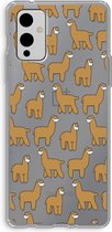 Case Company® - OnePlus 9 hoesje - Alpacas - Soft Cover Telefoonhoesje - Bescherming aan alle Kanten en Schermrand