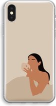 Case Company® - iPhone XS hoesje - Fresh coffee - Soft Cover Telefoonhoesje - Bescherming aan alle Kanten en Schermrand