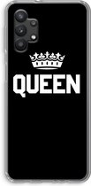 Case Company® - Samsung Galaxy A32 5G hoesje - Queen zwart - Soft Cover Telefoonhoesje - Bescherming aan alle Kanten en Schermrand