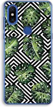 Case Company® - Xiaomi Mi Mix 3 hoesje - Geometrische jungle - Soft Cover Telefoonhoesje - Bescherming aan alle Kanten en Schermrand