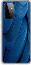 Case Company® - Samsung Galaxy A72 hoesje - Pauw - Soft Cover Telefoonhoesje - Bescherming aan alle Kanten en Schermrand