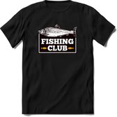 Fishing club lures | vissen outdoor T-Shirt Heren / dames | hengelsport cadeau Shirt - grappige Spreuken, Zinnen en Teksten Maat S