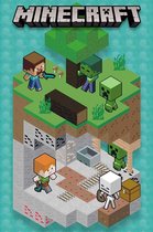 GBeye Minecraft Into The Mine Poster - 61x61cm