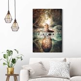 Schilderij Dieren Believe in yourself 90x60 cm - Reinders