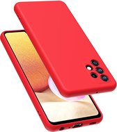 Samsung Galaxy A32 5G Hoesje Rood - Siliconen Back Cover