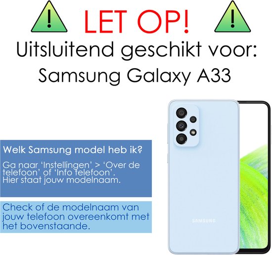 Coque Samsung Galaxy A33 Coque Arrière Coque Siliconen - Wit - 2x