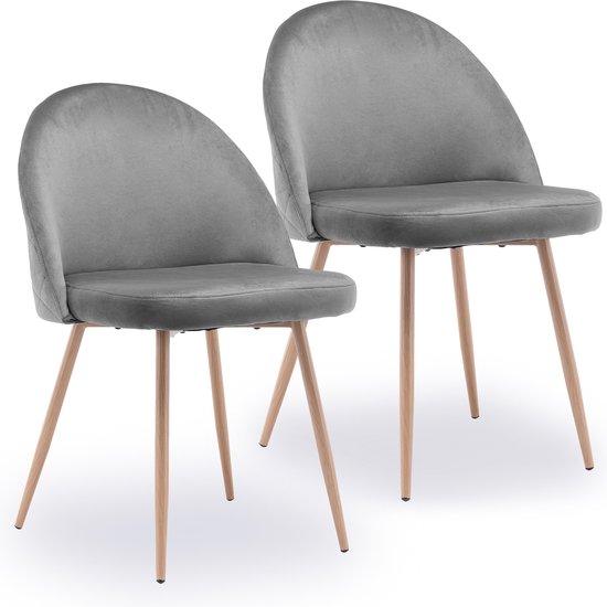 Merax Lot de 4 chaises de salle à manger rembourrées modernes à dossier haut - Confortables en velours - Avec pieds en chêne - Pour bureau, cuisine, chambre à coucher - Beige Merax Lot de 4 chaises de salle à manger rembourrées modernes à dossier haut - Confortables en velours - Avec pieds en chêne - Pour bureau, cuisine, chambre à coucher - Beige