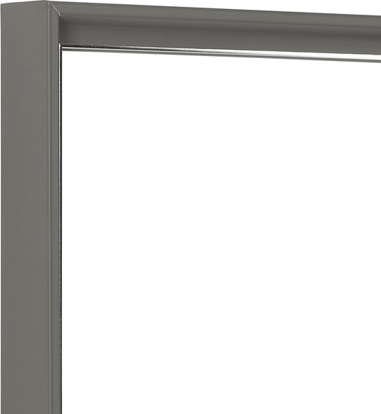 Cadre Photo Design - Grijs avec Silver Line - Format photo 30x45 - Verre antireflet - Art.nr. 1075000530451