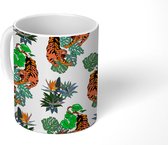 Mok - Koffiemok - Patronen - Jungle - Tiger - Mokken - 350 ML - Beker - Koffiemokken - Theemok