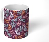 Mok - Koffiemok - Vlinder - Vintage - Design - Mokken - 350 ML - Beker - Koffiemokken - Theemok