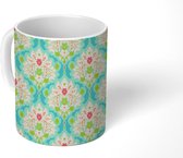 Mok - Koffiemok - Patroon - Bohemian - Vintage - Versiering - Mokken - 350 ML - Beker - Koffiemokken - Theemok
