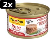 2x GIMDOG PURE DELIGHT TON/RUND 12X85G